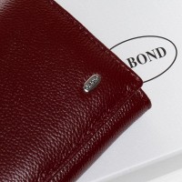 Женский кожаный кошелек Classik  DR. BOND W501-2 wine-red
