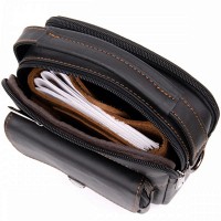 Мужская кожаная сумка через плечо Vintage 20395 