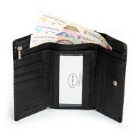 Женский лаковый кожаный кошелек PE DR. BOND PEW214 black