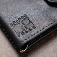 Кожаный зажим для купюр GRANDE PELLE 11546