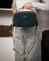 Женская замшевая сумка ALEX RAI 99126 green
