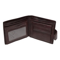 Мужской коричневый кожаный кошелёк Horse Imperial K1023-brown