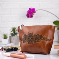 Косметичка из кожи HiArt CB-01 Crystal Ginger Mehendi Classic