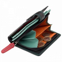 Женский кожаный кошелек Visconti RB40 (Black/Rhumba)
