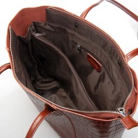 Женская кожаная сумка через плечо ALEX RAI 9349 camel