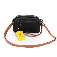Женский молодежный кожаный клатч ALEX RAI 19204 black