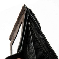 Женский кожаный кошелек Bright DR. BOND WS-33 black