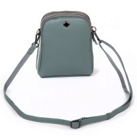 Молодежный клатч из кожи ALEX RAI 88089 blue