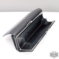 Женский кожаный черный кошелек Lison Kaoberg 94-575