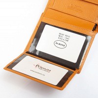 Женский кожаный кошелек Bright DR. BOND WS-36 yellow