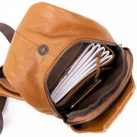 Мужская кожаная сумка слинг Vintage 20404