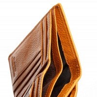 Женский кожаный кошелек Bright DR. BOND WS-31 yellow