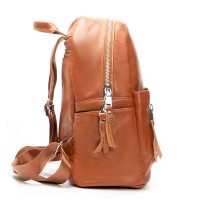 Женский кожаный рюкзак ALEX RAI 8635-9  camel