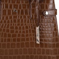 Женская кожаная сумка Ashwood C52 Tan (Рыжий)
