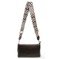 Женский молодежный кожаный клатч ALEX RAI 3092-1 brown