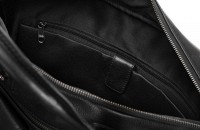 Мужская кожаная сумка-портфель для ноутбука  14 дюймов Always Wild черная