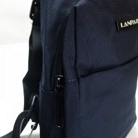 Мужская тканевая сумка-слинг Lanpad 3072 blue