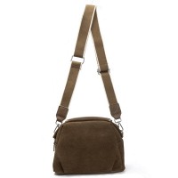 Женская замшевая сумка ALEX RAI 99125 khaki