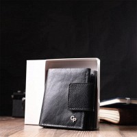 Кожаный мужской кошелек ручной работы GRANDE PELLE 22573