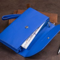 Женский кожаный клатч ST Leather 19319 Синий