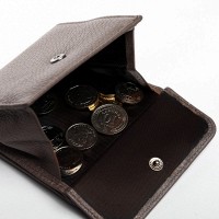 Женский кожаный кошелек Bright DR. BOND WS-33 gray