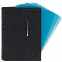 Черная кожаная визитница Piquadro Modus (PP1661MO_N)