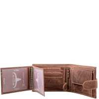 Кожаное портмоне DNK Leather DNK-02L-BAW-TAN