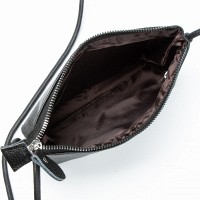 Молодежный клатч из кожи ALEX RAI 6003 black