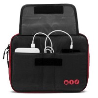 Органайзер для электроники BAGSMART (BM0200084A001) чёрный с красным