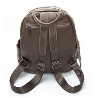 Женский кожаный рюкзак ALEX RAI 95518-9 khaki