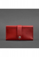 Женское кожаное портмоне   3.0 красное Krast BN-PM-3-RED