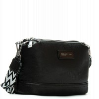 Женский молодежный кожаный клатч ALEX RAI 29012 black