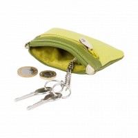 Кожаная ключница Visconti rb69 lime m