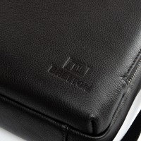 Мужская кожаная сумка через плечо BRETTON 3516-3 black