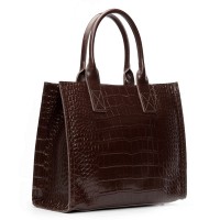 Женская кожаная сумка через плечо ALEX RAI 8804 brown