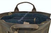 Мужская кожаная коричневая сумка-портфель TARWA rc-7107-1md