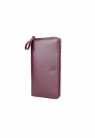 Мужское кожаное портмоне The Wings Keeper zip винный TW-KEEPER-ZIP-2-MARS-KSR