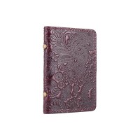 Обложка для документов из кожи HiArt AD-03 Crystal Sangria Mehendi Art