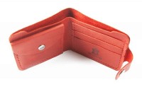 Кошелек ручной работы из кожи BOGZ Classic+ CH Red P3M39S1
