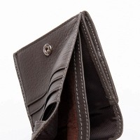 Женский кожаный кошелек Bright DR. BOND WS-219 gray