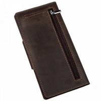 Мужской кошелёк из винтажной кожи SHVIGEL 16180