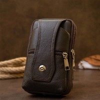 Кожаная сумка на пояс Vintage 20451