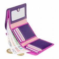 Женский кожаный кошелек Visconti rb39 berry m