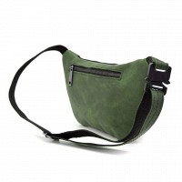Мужская кожаная сумка бананка, сумка напоясная TARWA RE-8179-3md