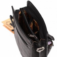 Мужская кожаная сумка через плечо Hill Burry HB3339A