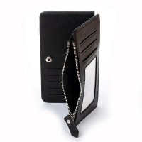 Женский кожаный кошелек Classik  DR. BOND WN-23-16 black