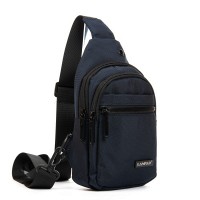 Мужская тканевая сумка-слинг Lanpad 82081 blue
