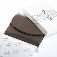 Женский кожаный кошелек Bright DR. BOND WS-239 gray