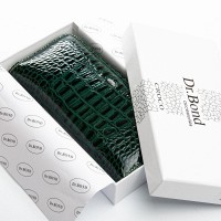 Женский лаковый кожаный кошелек PE DR. BOND PEW38 green