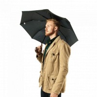 Мужской зонт автомат Fulton Chelsea-2 G818 - City Stripe Navy (Синий)